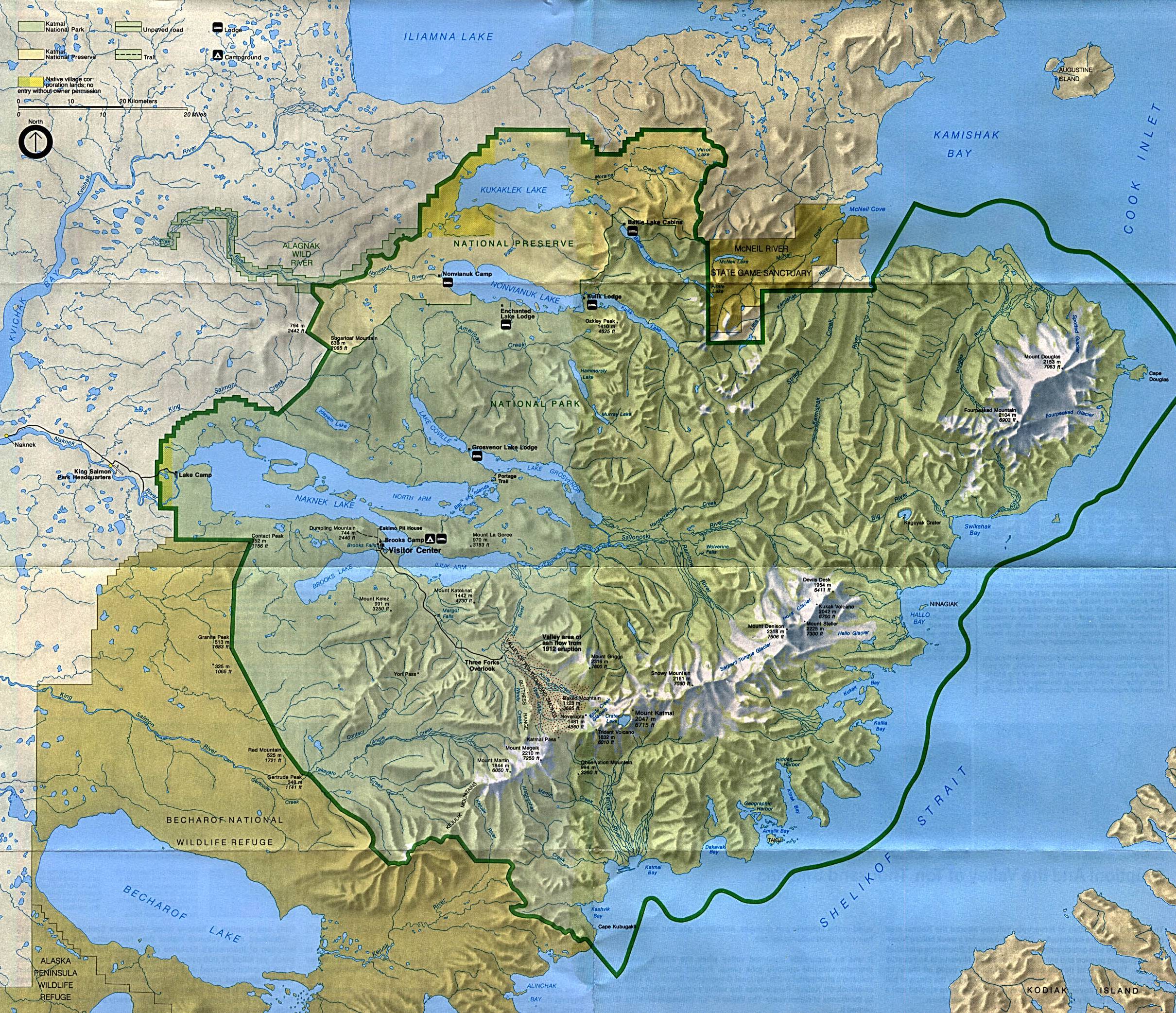 KatmaiNationalParkandPreserve地图